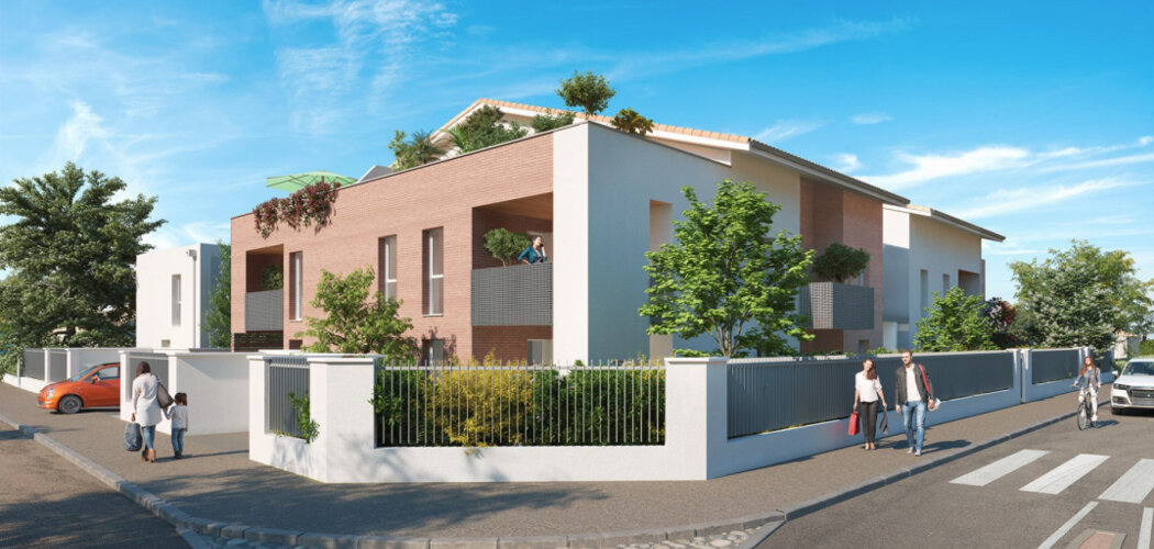 Programme immobilier neuf OMBELLE - Toulouse : Résidence T2–T4 avec cadre naturel et confort optimisé proche des espaces verts (31000) - Référence : 6271