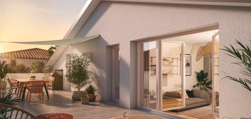 Programme immobilier neuf RESIDENCE SAINT PAUL - Tournefeuille : logements neufs à 30 min de Toulouse, architecture moderne et cadre naturel (31170) - Référence : 14799